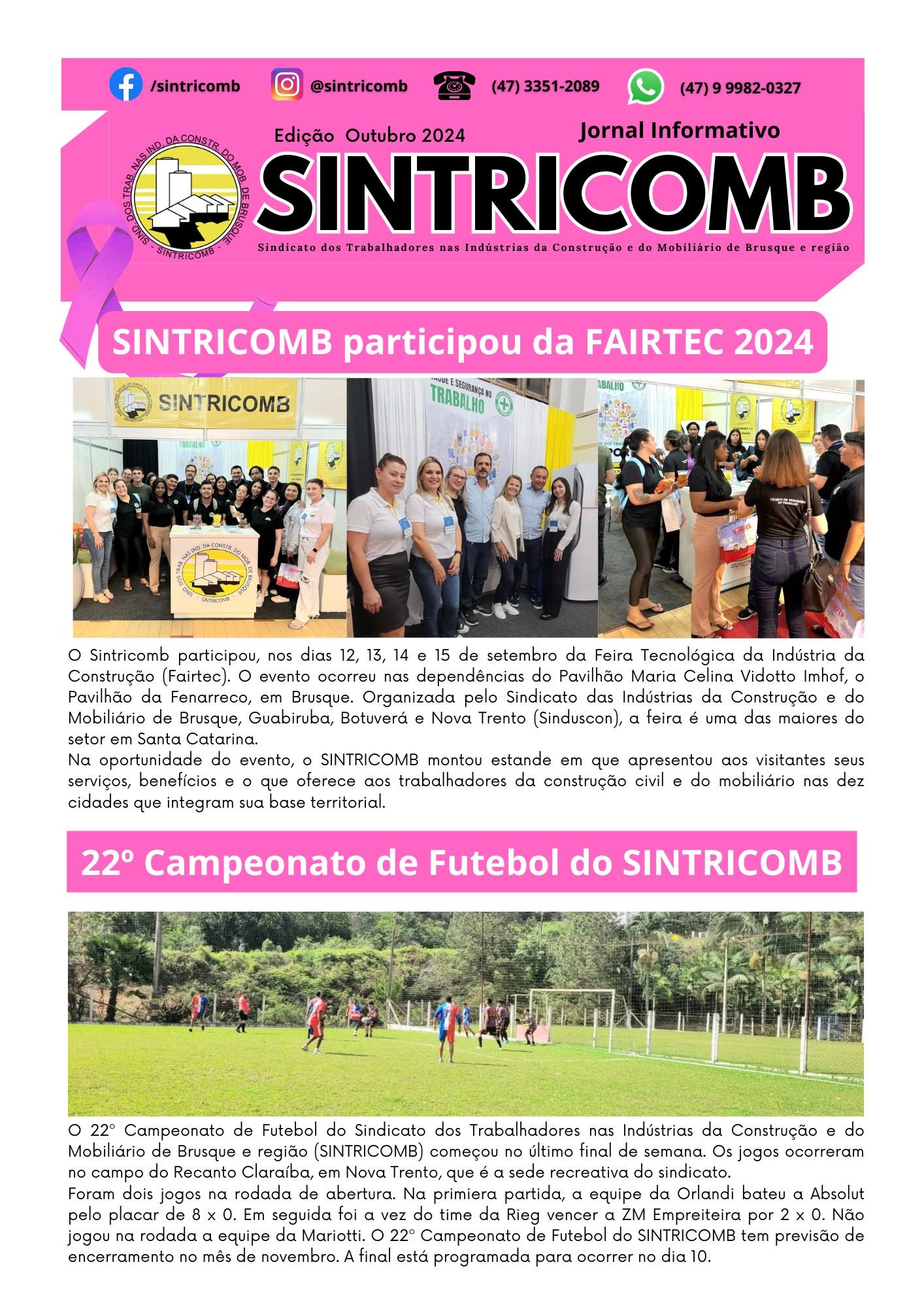 JORNAL DO SINTRICOMB - JULHO 2023