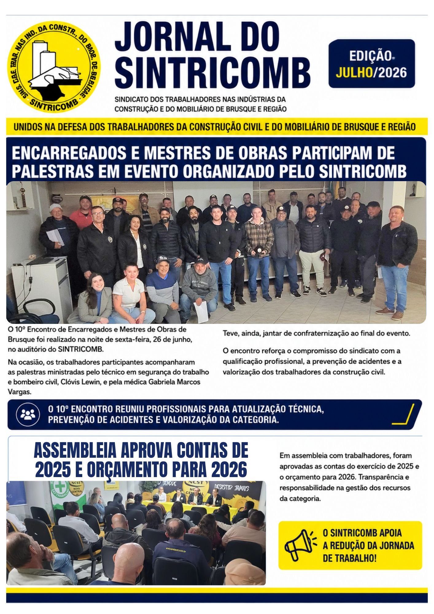 jornal do sintricomb