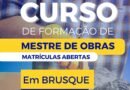 Abertas inscrições para curso de formação de mestres de obras